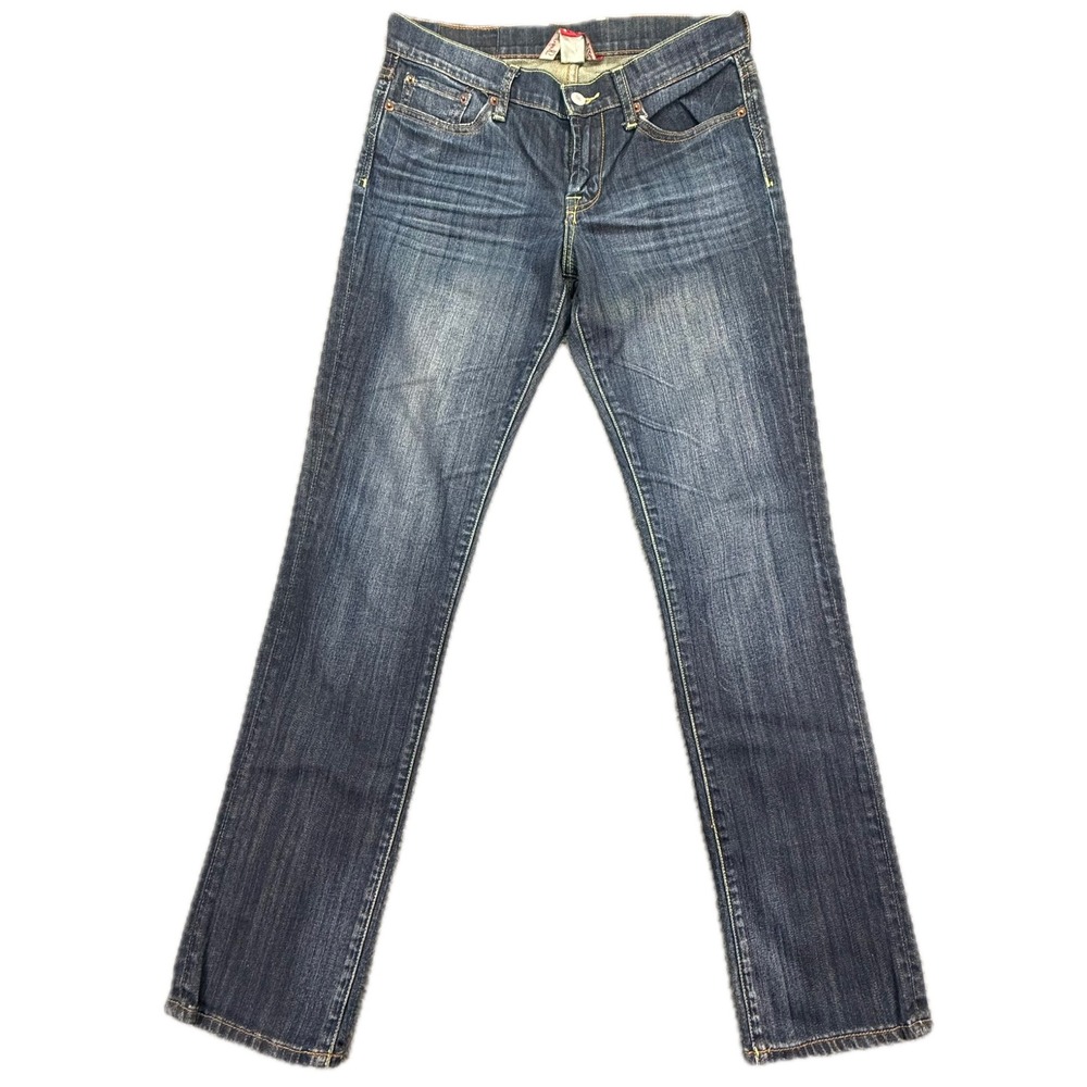 Lucky Brand Sweet N Straight Jeans Women 6/28 Blue Dark Wash Mid Rise 7WD1520